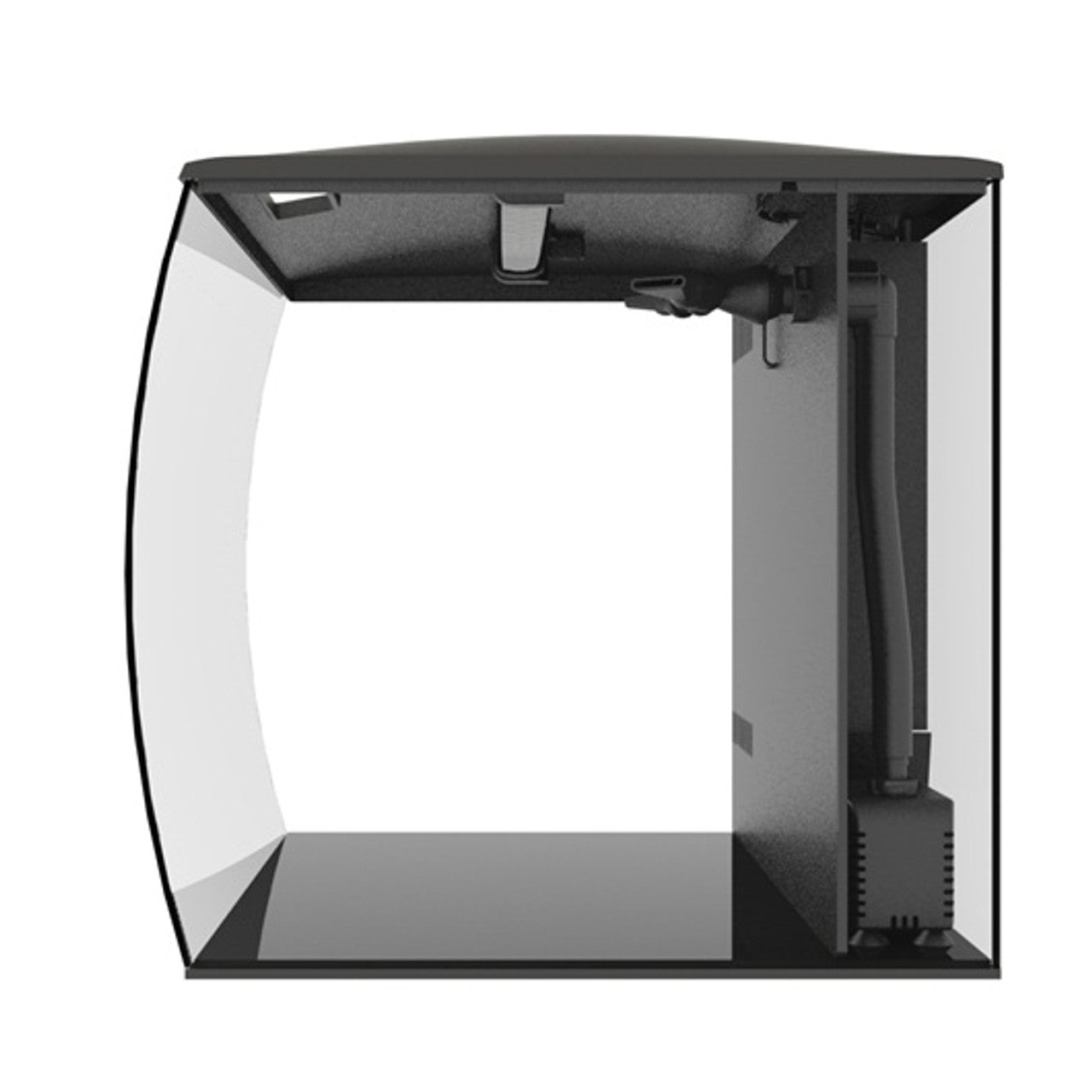 FLEX 57L 15 Gallon Aquarium Kit - BLACK (16" x 15" x 15") - Fluval