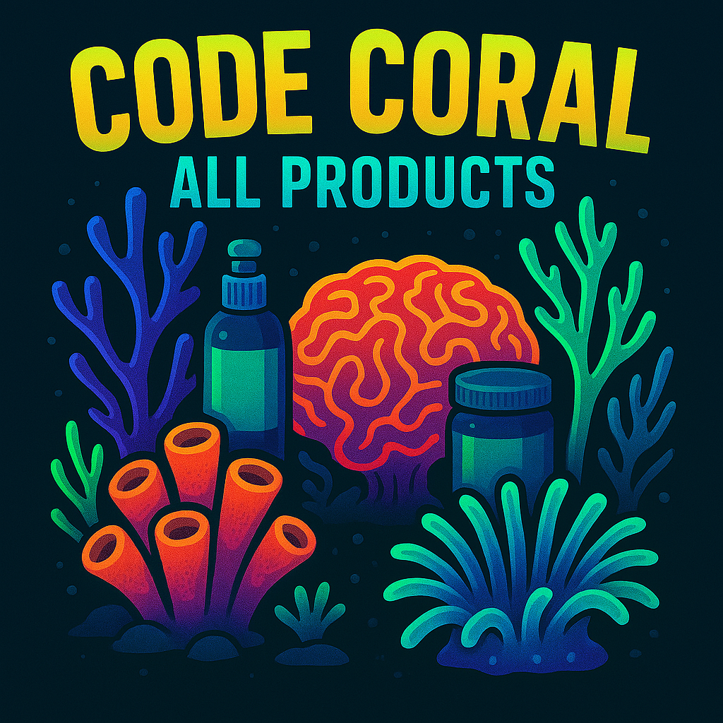 CODE CORAL - ALL PRODUCTS